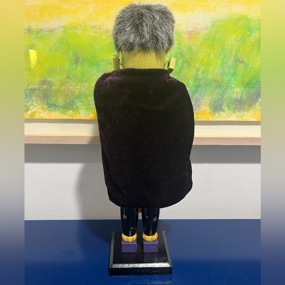 Bombay Frankenstein Monster Nutcracker Halloween Holiday Christmas Purple Green - Picture 5 of 8